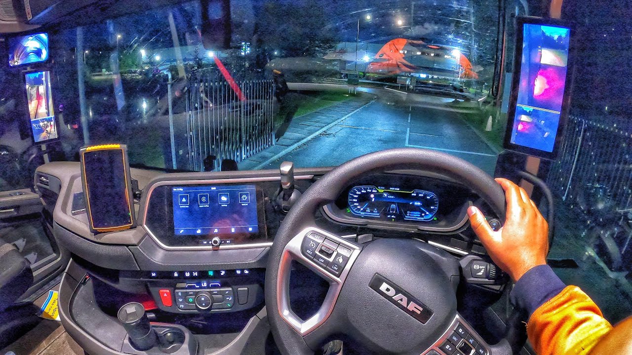 POV  DRIVING  BRAND  NEW DAF XF 2025 MORNING - adrian cox uk