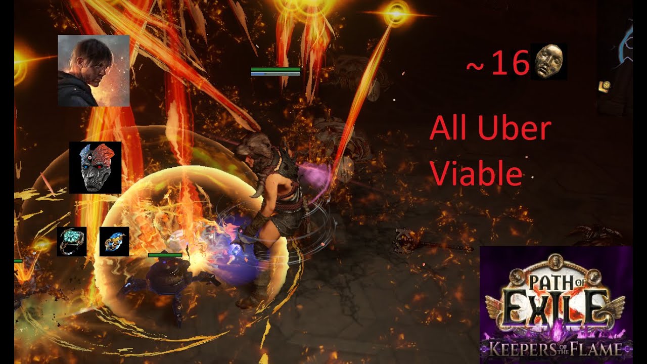 ~16 divine Budget Pyroclast Mine Saboteur - All Uber Viable (Path of Exile 3.27)