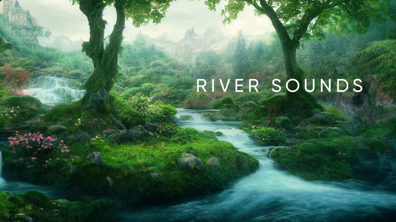 Fantasy river sounds | River flowing for sleep
