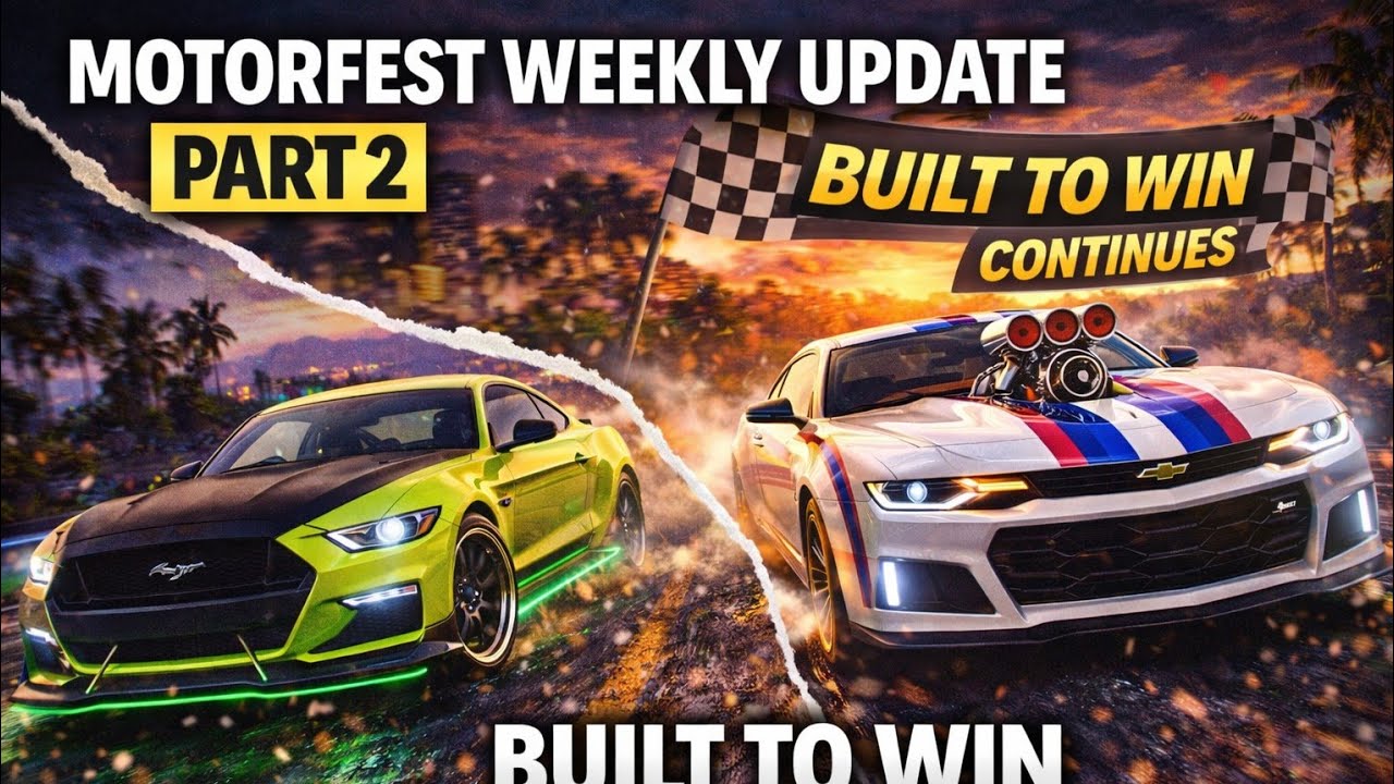 Motorfest Weekly Update PART 2 – Built to Win Gets Serious 😤🔥