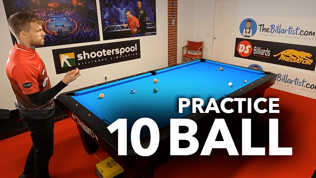 BILLARTIST entrenando BOLA 10 | &iquest;Cu&aacute;ntos BREAK & RUN? 🤔