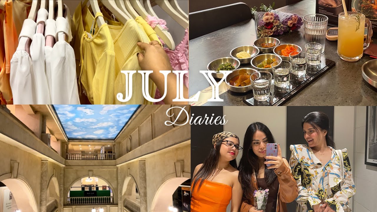 July Vlog - summer finds 🛍️ unplanned hangouts 🍾🥂unboxing new bag 👜 #vlog #july2025 