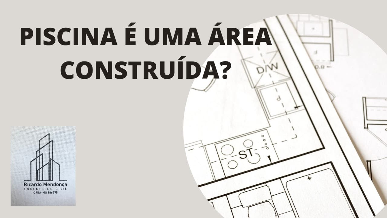 Piscina é uma área construída?