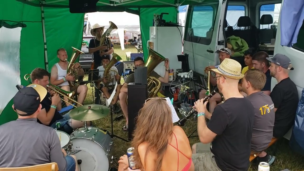 S&uuml;db&ouml;hmische Polka - Woodstock der Blasmusik 2022 Campingplatz