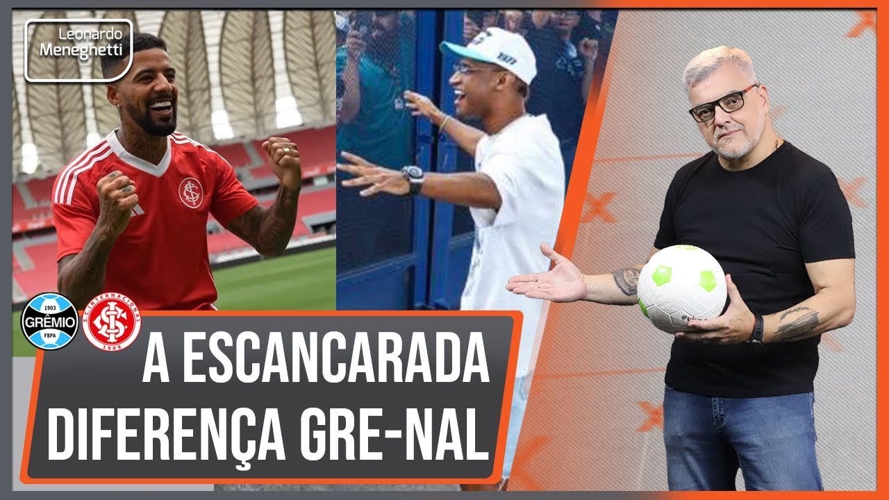 Esta segunda-feira escancara a diferen&ccedil;a que h&aacute; no momento entre o Gr&ecirc;mio e o Internacional!