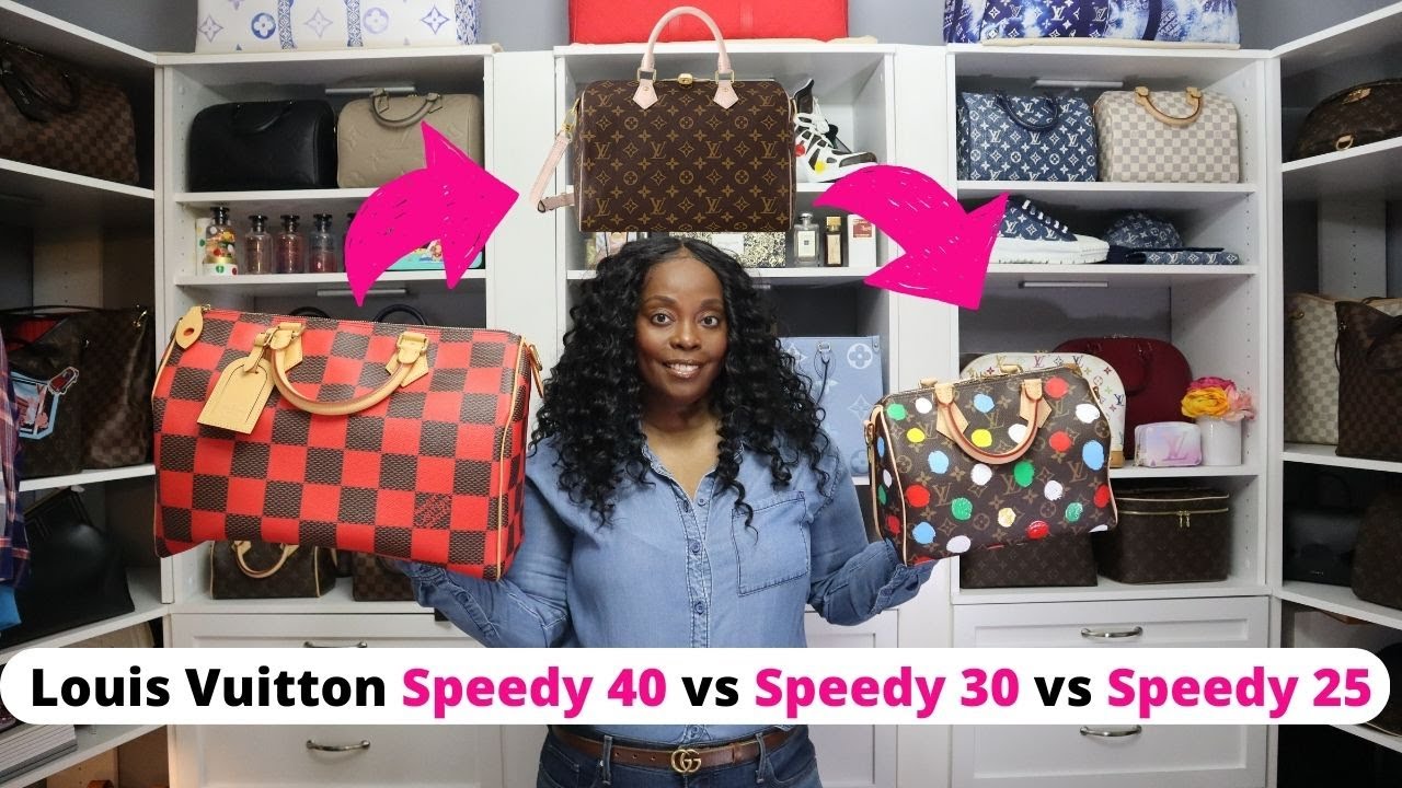 The Ultimate Comparison: Louis Vuitton Speedy 25 vs 30 vs 40
