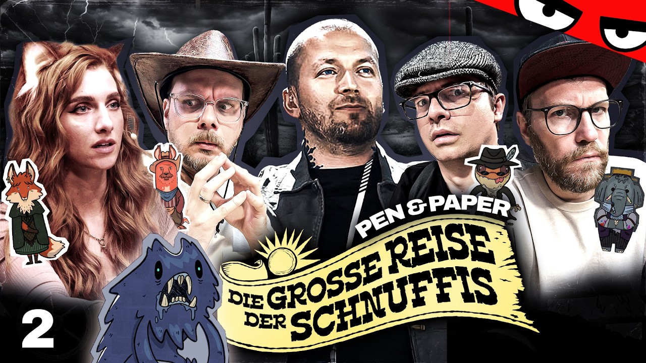 Das Ungeheuer im Schatten: Wer &uuml;berlebt die Nacht? - DIE GROẞE REISE DER SCHNUFFIS #2 | Pen & Paper