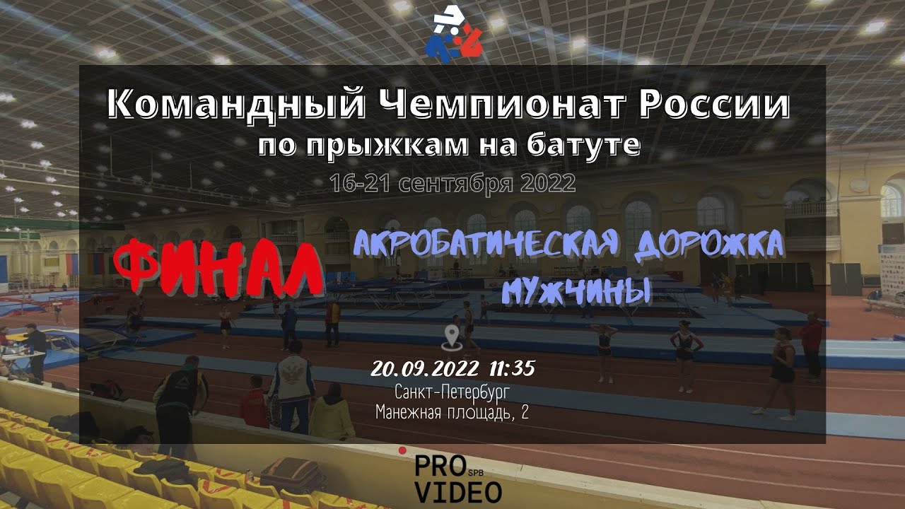 Финал | Акробатическая дорожка - Мужчины | 20.09.2022