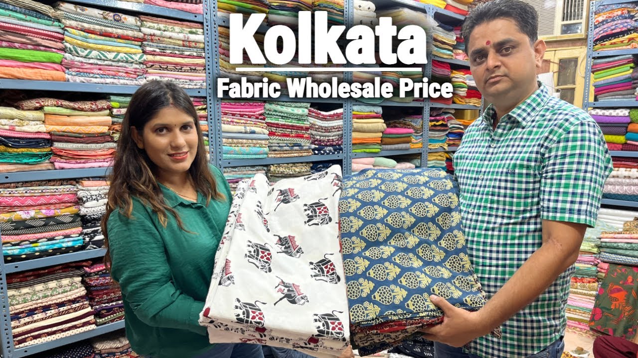 Fabric Wholesale Market in Kolkata Sadasukh Katra | Shree Ramdeo Fabric Barabazar