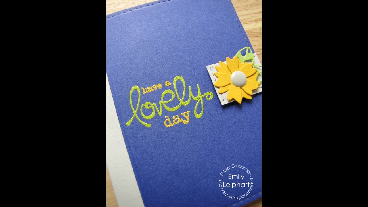 {Paper Smooches} Creating a Notebook with Stitched Dies