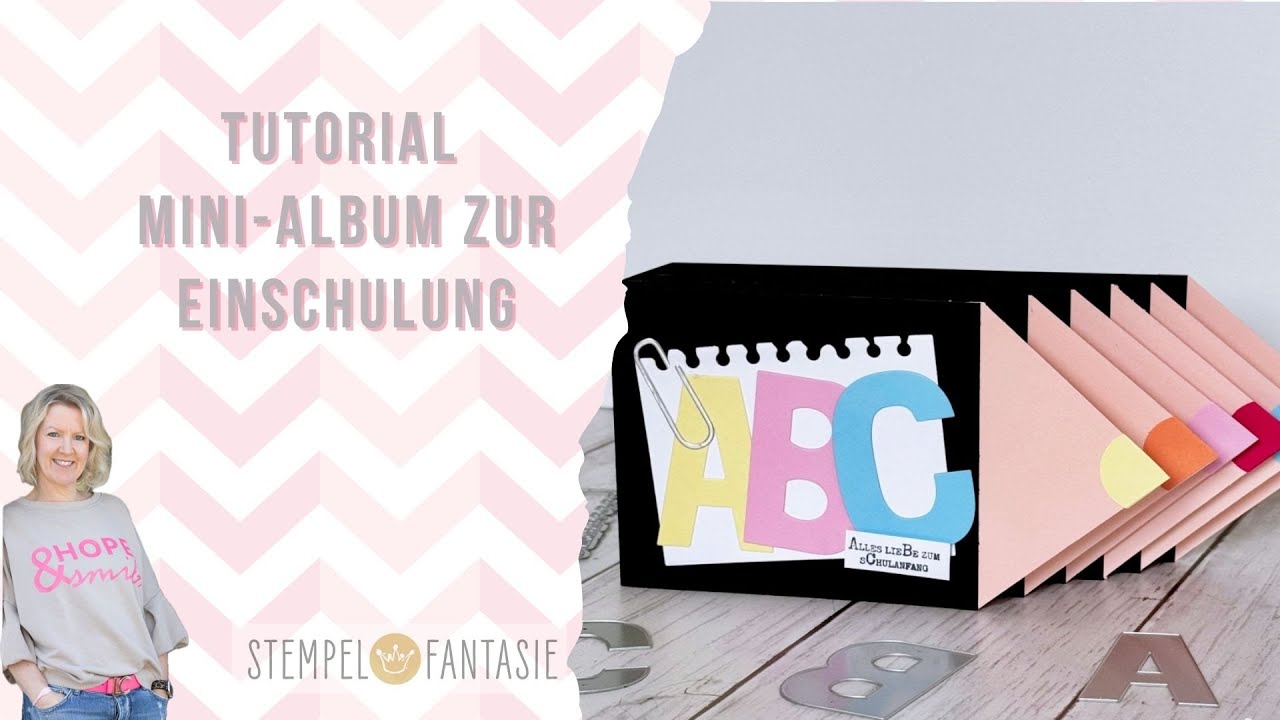 Tutorial Stifte-Mini-Album zur Einschulung