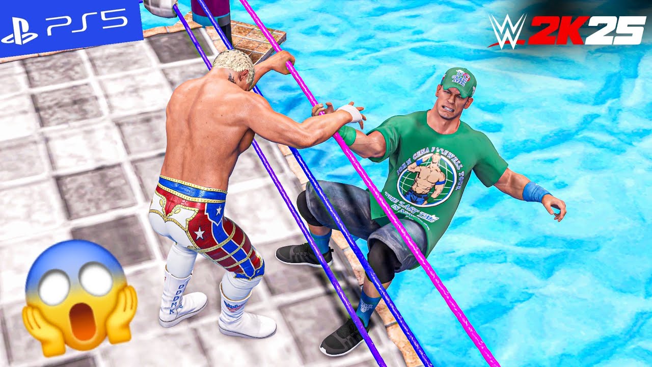 WWE 2K25 - Water Royal Rumble Match | PS5 [4K60]