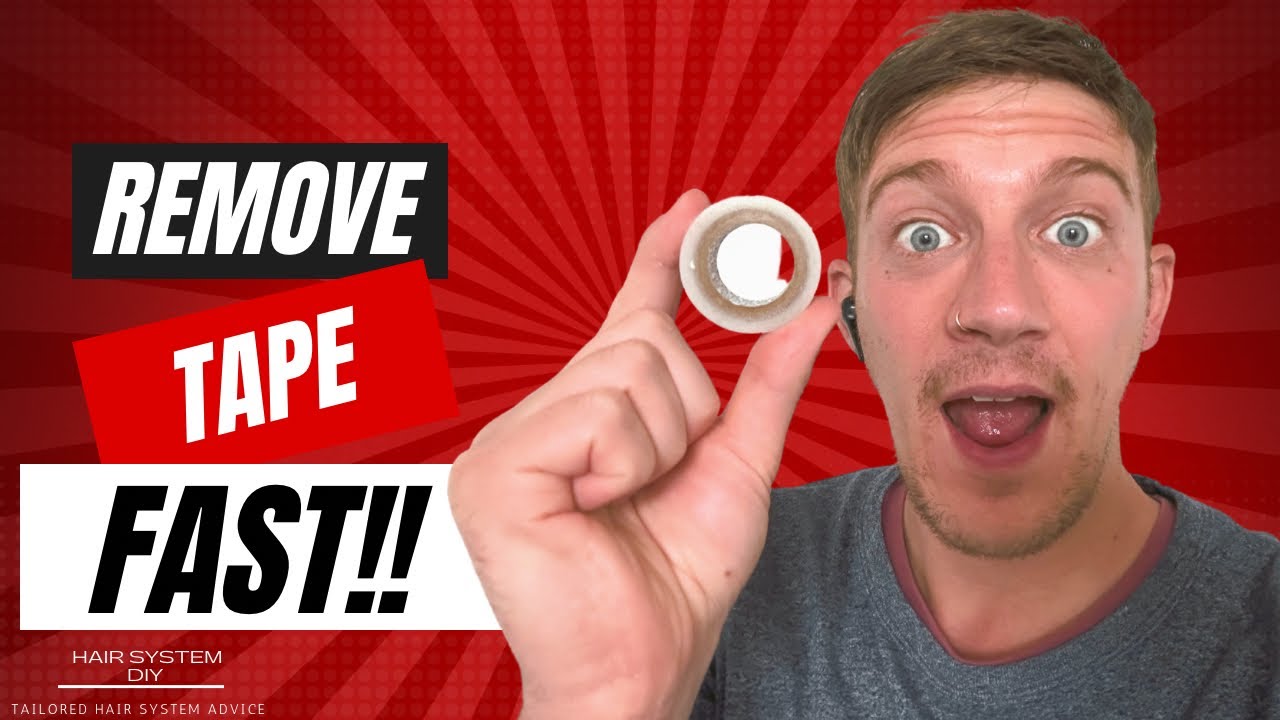 How to REMOVE TAPE from a LaVivid Hair System!