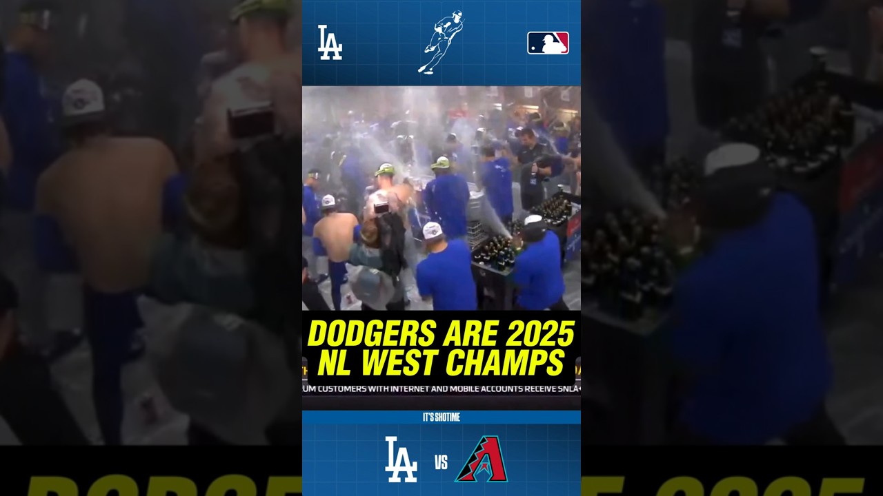 Los Angeles Dodgers Are Your NL West Champions