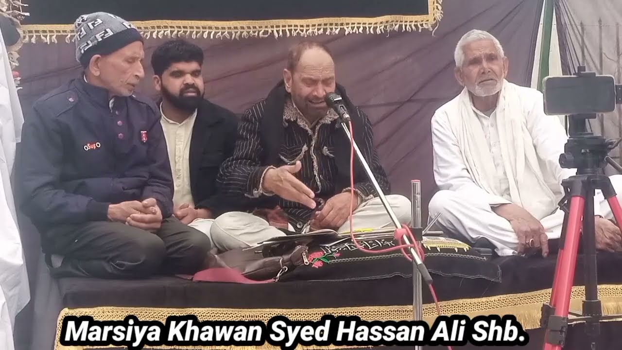 Marsiya khawan Syed Hassan Ali Shb||Majlise Chehlum||Sambhalhera Muzaffarnagar up ||
