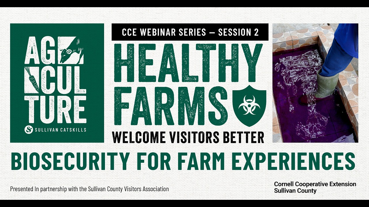 Biosecurity for Farm Experiences