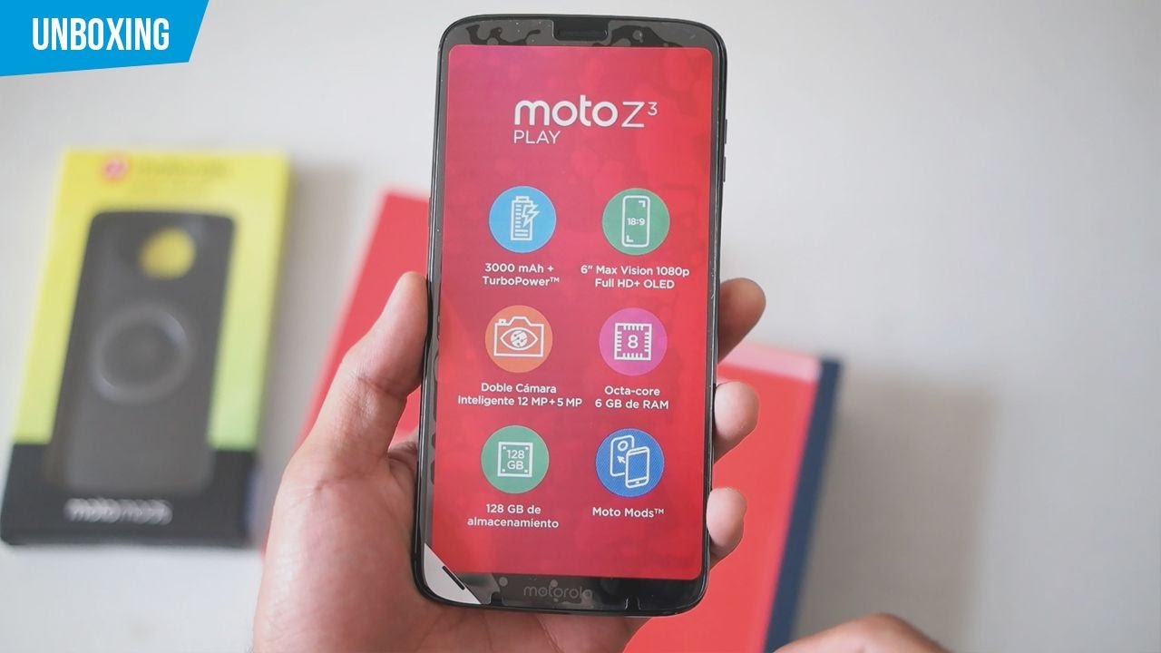 Motorola Moto Z3 Play | Unboxing en español