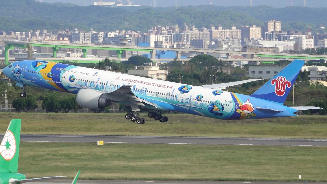 罕見中國南方 全機身彩繪大飛機首次來臺！桃園機場飛機起降｜Plane Spotting at Taipei Taoyuan Airport (TPE/RCTP)