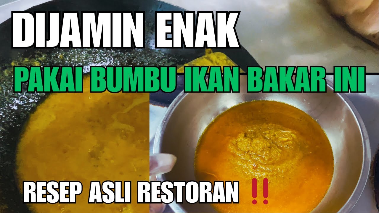 RAHASIA BUMBU OLES IKAN BAKAR VIRAL! Meresap, Enak Parah & Anti Gosong