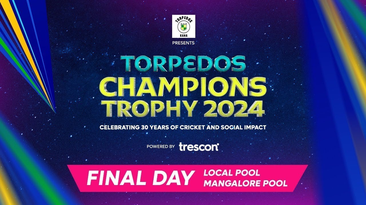 TORPEDOS CHAMPIONS TROPHY 2024 || POWERED BY TRESCON || MANGLORE POOL || URWA GROUND MANAGLORE