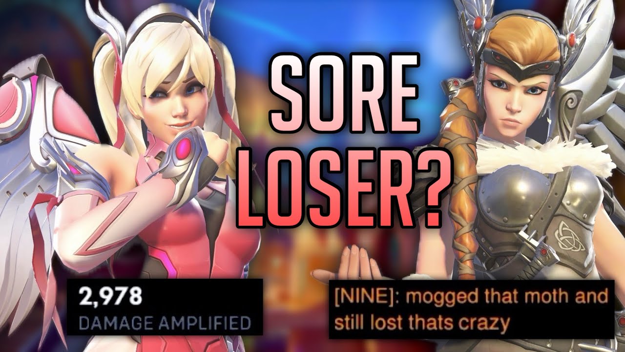 Вражеская Mercy не умеет проигрывать...: Геймплей за Mercy &mdash; Overwatch