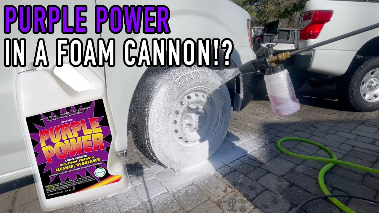 Can You Use Purple Power in a Foam Cannon!?