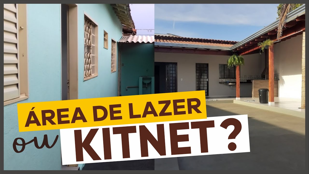 &Aacute;REA DE LAZER ou KITNET? Qual &eacute; o MELHOR INVESTIMENTO? Veja uma planta com 4 KITNETS mesmo terreno.