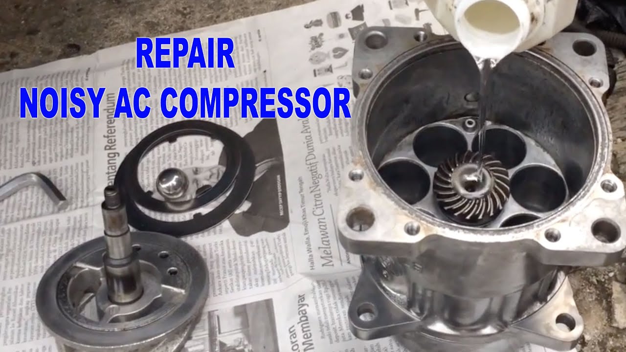 How To Fixed and Assemble AC Compressor for your Car - PEUGEOT 406