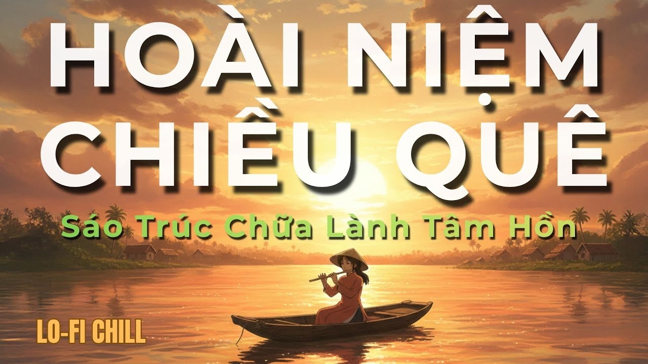 Hoài Niệm Chiều Quê 🌾 Sáo Trúc Lofi Chill Gợi Nhớ Kỷ Niệm Xưa | Nhạc Thư Giãn Dễ Ngủ