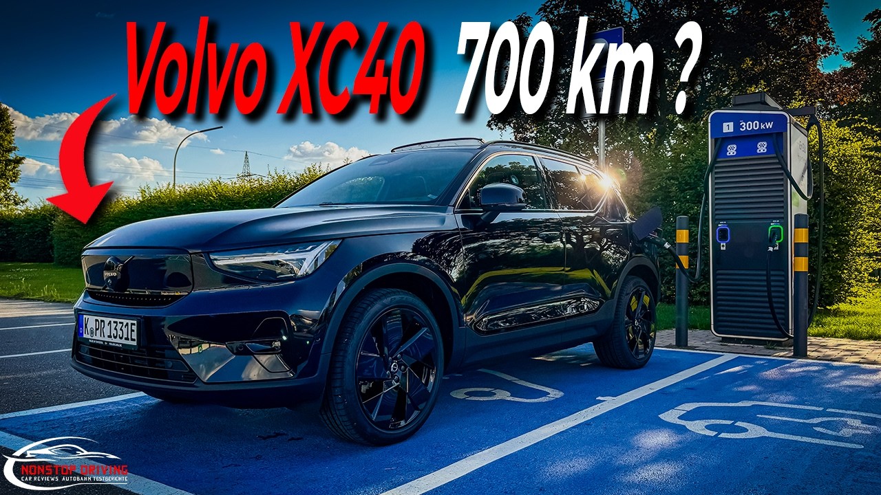 Volvo EX40 Black Edition | Тест запаса хода: 100 км/ч, 120 км/ч, 140 км/ч, максимальная скорость ...