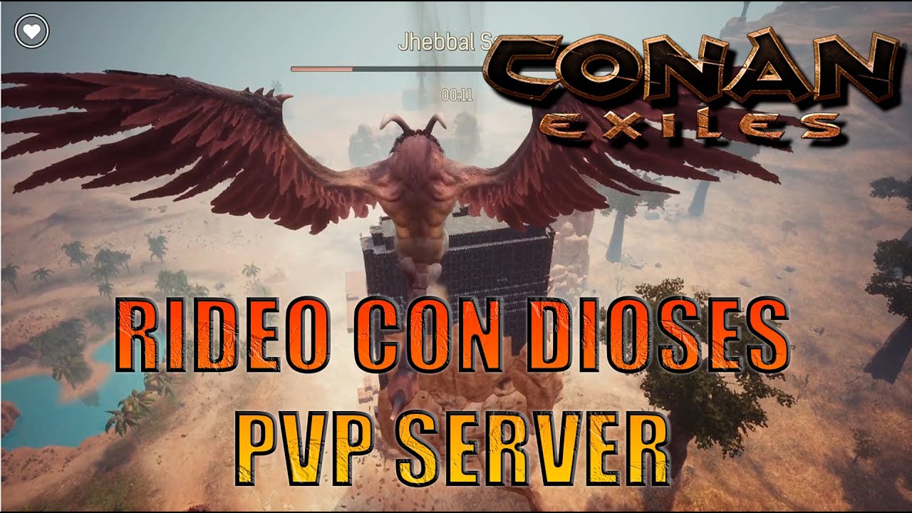 CONAN EXILES RAIDEO Y WIPEO CON DIOSES, GAMEPLAY ESPAÑOL || CONAN EXILES OFICIAL SERVER 1111 || JCM