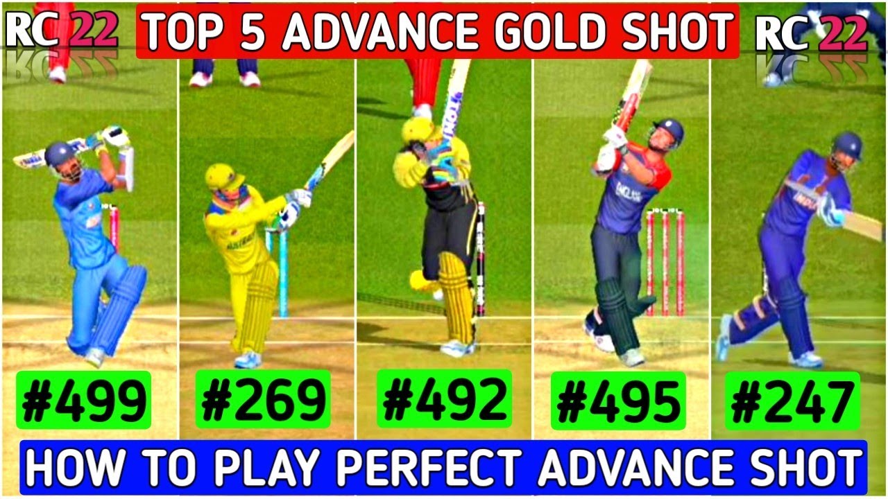 𝐑𝐂 𝟐𝟐 𝐓𝐨𝐩 𝟓 𝐀𝐝𝐯𝐚𝐧𝐜𝐞 𝐆𝐨𝐥𝐝 𝐒𝐡𝐨𝐭 🔥🏏||𝐇𝐨𝐰 𝐓𝐨 𝐏𝐥𝐚𝐲 𝐏𝐞𝐫𝐟𝐞𝐜𝐭 𝐀𝐝𝐯𝐚𝐧𝐜𝐞 𝐒𝐡𝐨𝐭 𝐢𝐧 𝐑𝐞𝐚𝐥 𝐂𝐫𝐢𝐜𝐤𝐞𝐭 𝟐𝟐