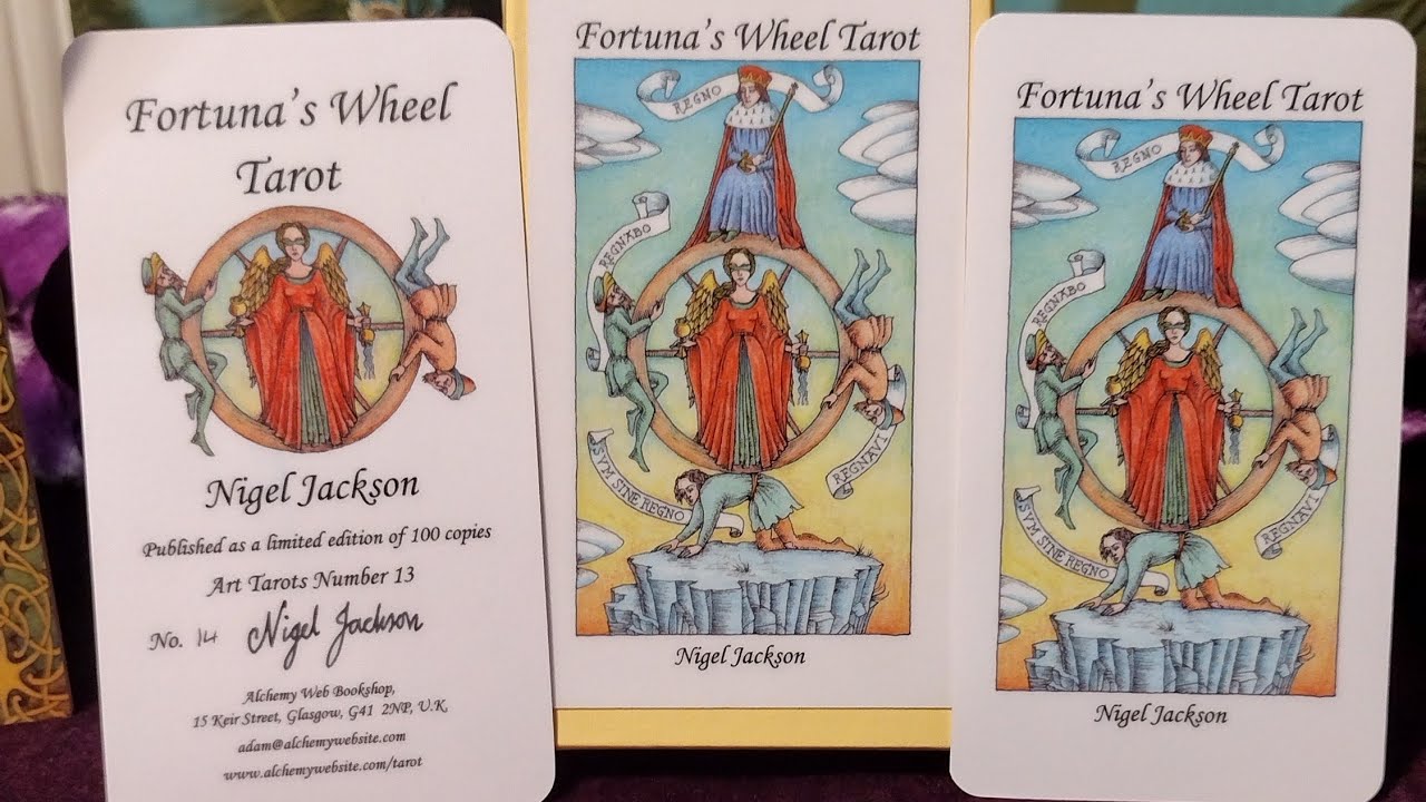 Fortuna's Wheel Tarot By Nigel Jackson Flip Through
