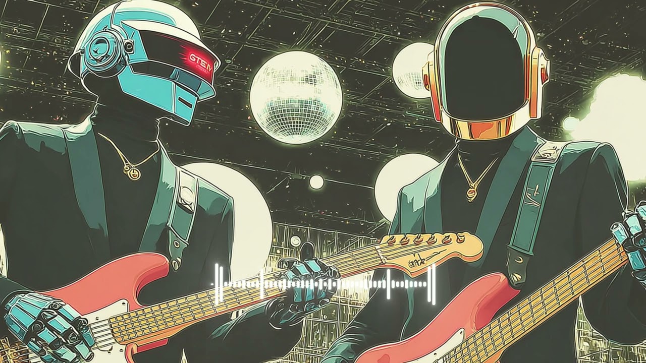 Daft Punk Robotic Jams🪩🤖 | Chill Disco, Electro Funk, Retro Groove Playlist