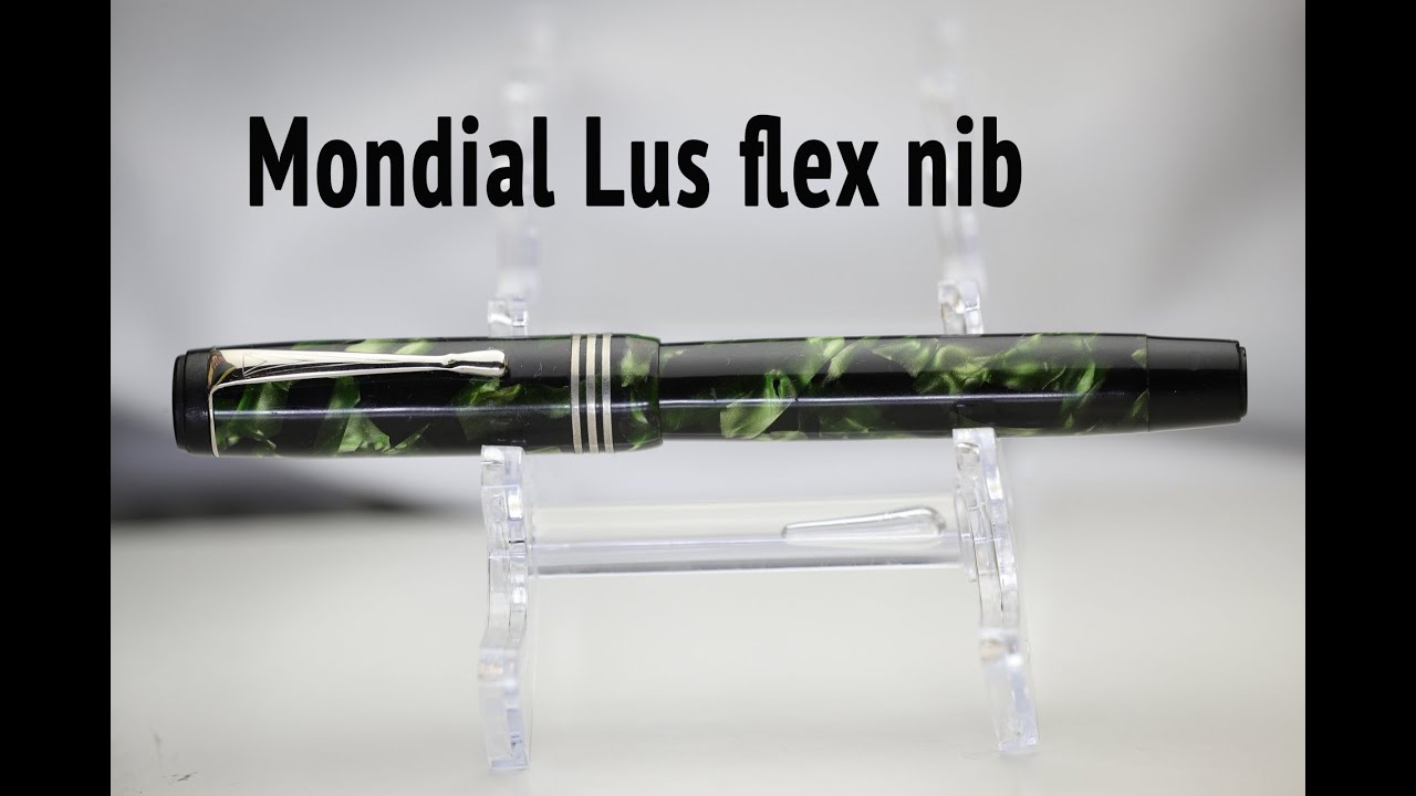 Stilografica Mondial Lus flessibile - fountain pen vintage flex nib review