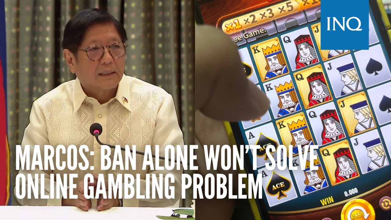 Marcos: Ban alone won&rsquo;t solve online gambling problem
