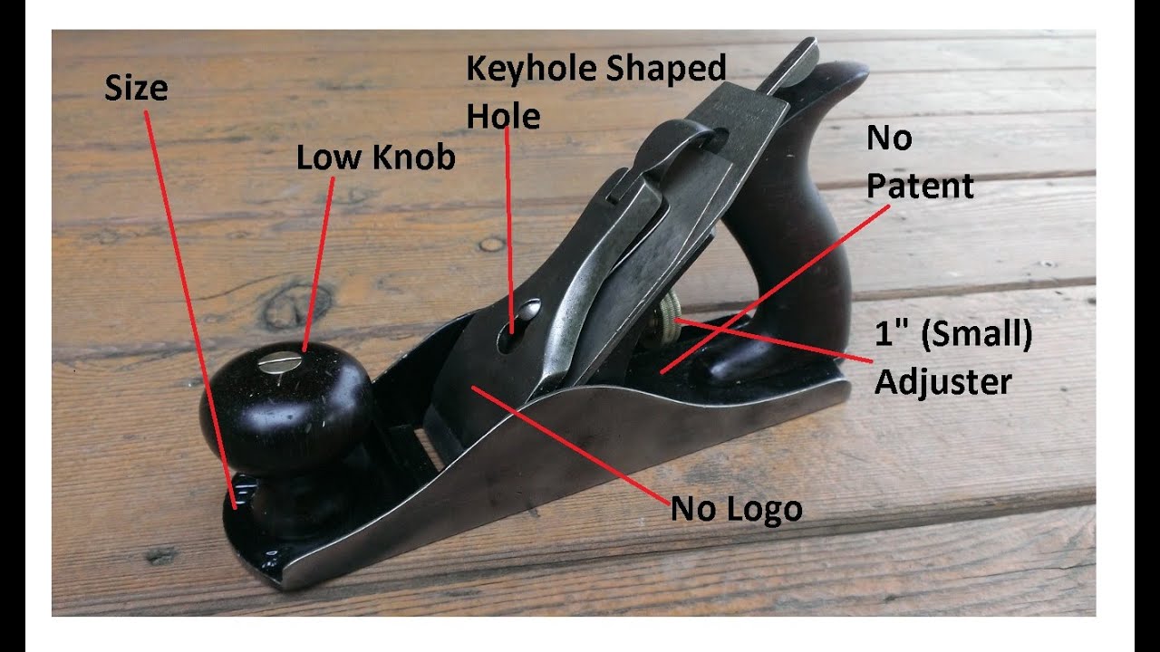 For US made - Stanley Bailey Bench Plane Type Study Cheat Sheet