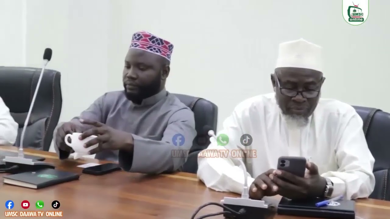 Ow'ekitiibwa Mufti wa Uganda lwe yasisinkana Sheikh Swaleh Mubiru.