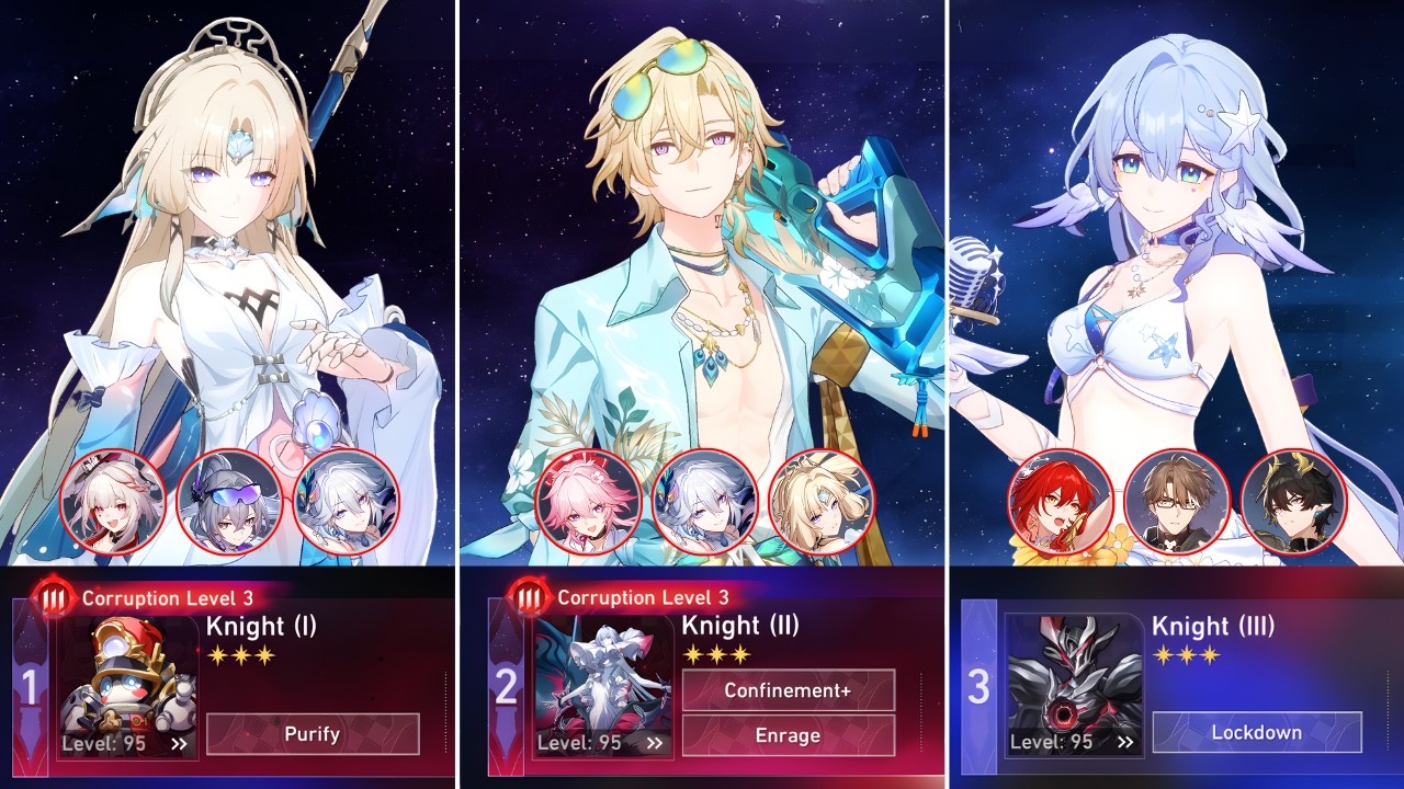Pearl x E0S1 Team vs New Anomaly Arbitration: Knights I - III | HSR 4.6