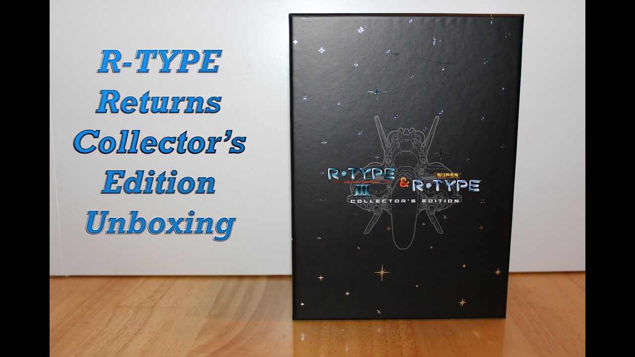 R-Type Returns Collector&rsquo;s Edition Unboxing