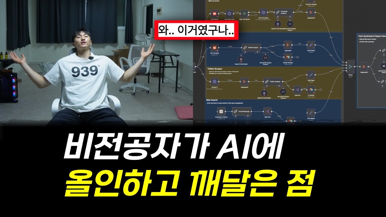 60일 동안 총 100개 이상 자동화를 해봤습니다ㅣAI 때문에 저처럼 불안한 사람들을 위한 영상