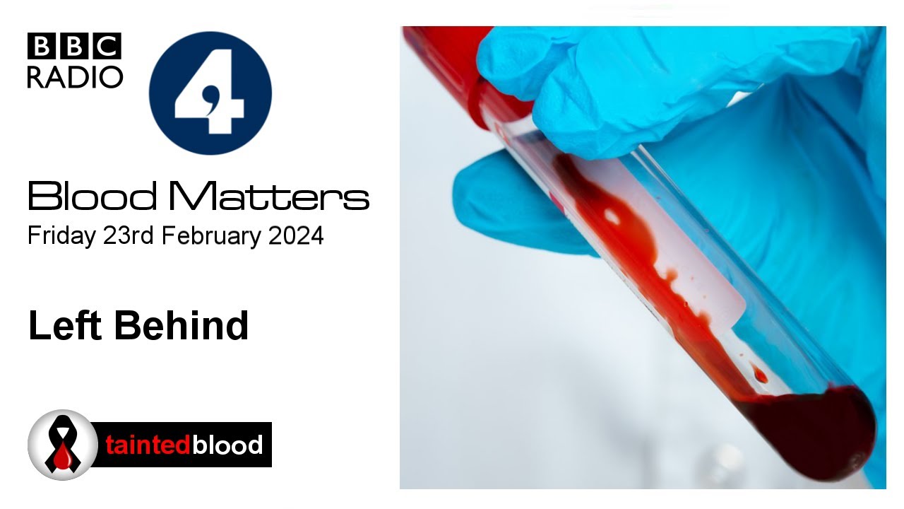 Blood Matters : Episode 5 Left Behind - BBC Radio 4 - 23rd February 2024