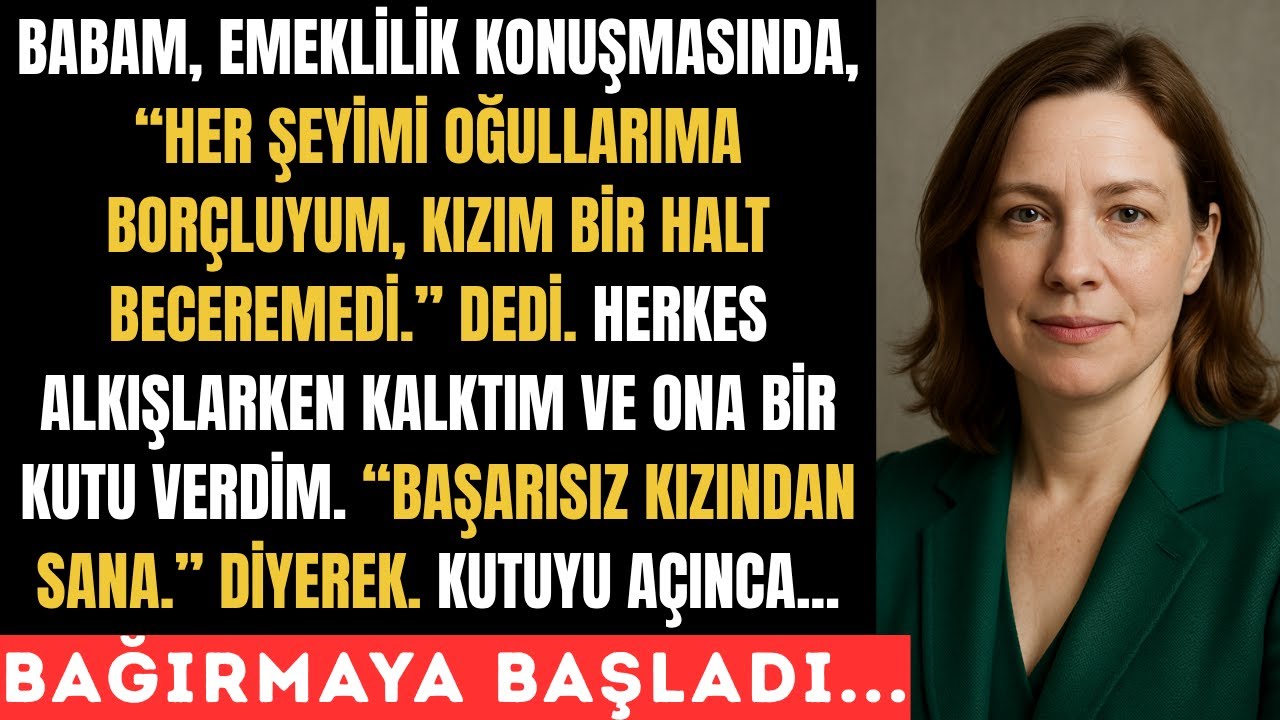 Babam Emeklilik Konuşmasında Beni Küçük Düşürdü, Bu Yüzden Ona Küçük Bir Sürpriz Yaşattım...