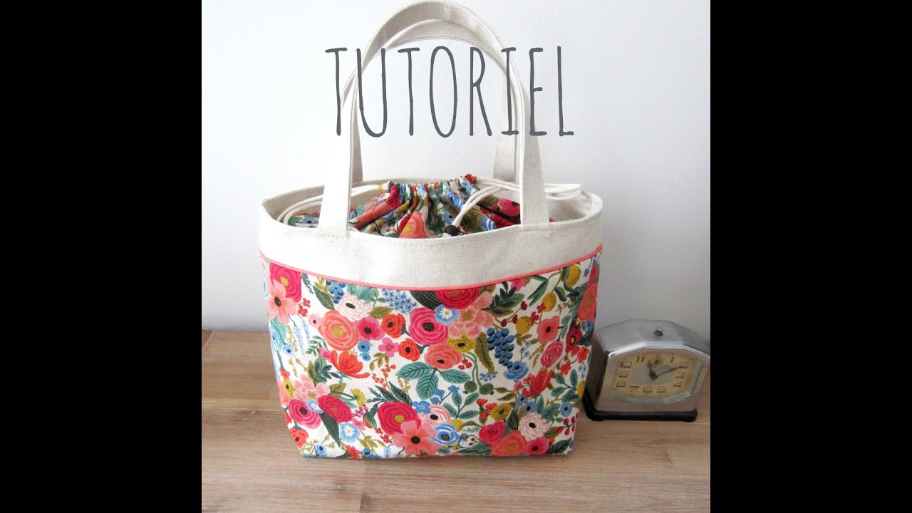 Présentation du tutoriel du sac Arthur avec son dessus coulissé