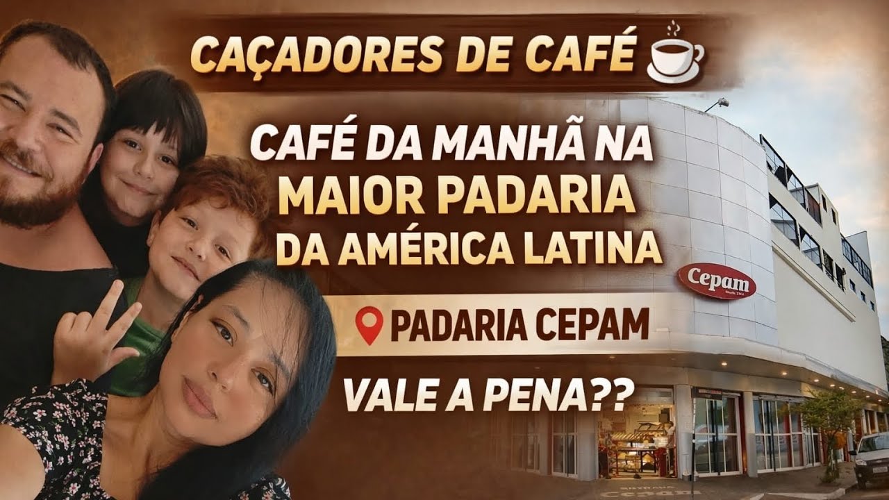 Fomos na MAIOR Padaria da Am&eacute;rica Latina 😱 Caf&eacute; da Manh&atilde; na Cepam | Vale a Pena?