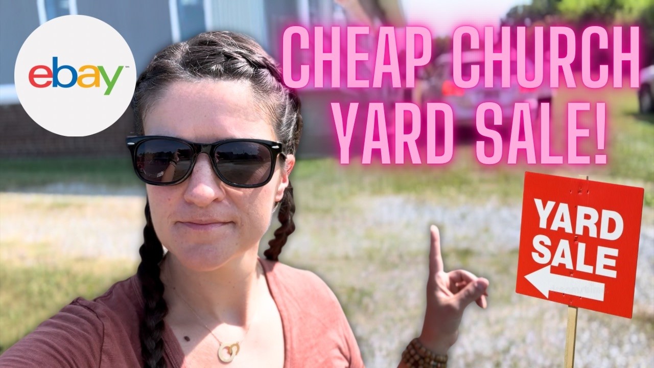 She Wouldn't Take Less For Them! - Ebay Reseller Yard Sale With Me - Yard Sale Haul