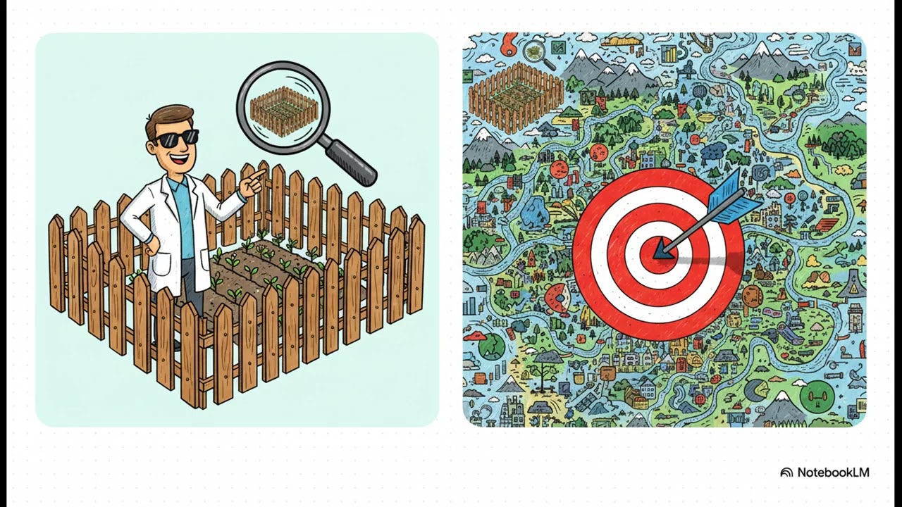 Against theory motivated experimentation: Can random experimental choice lead to better theories?