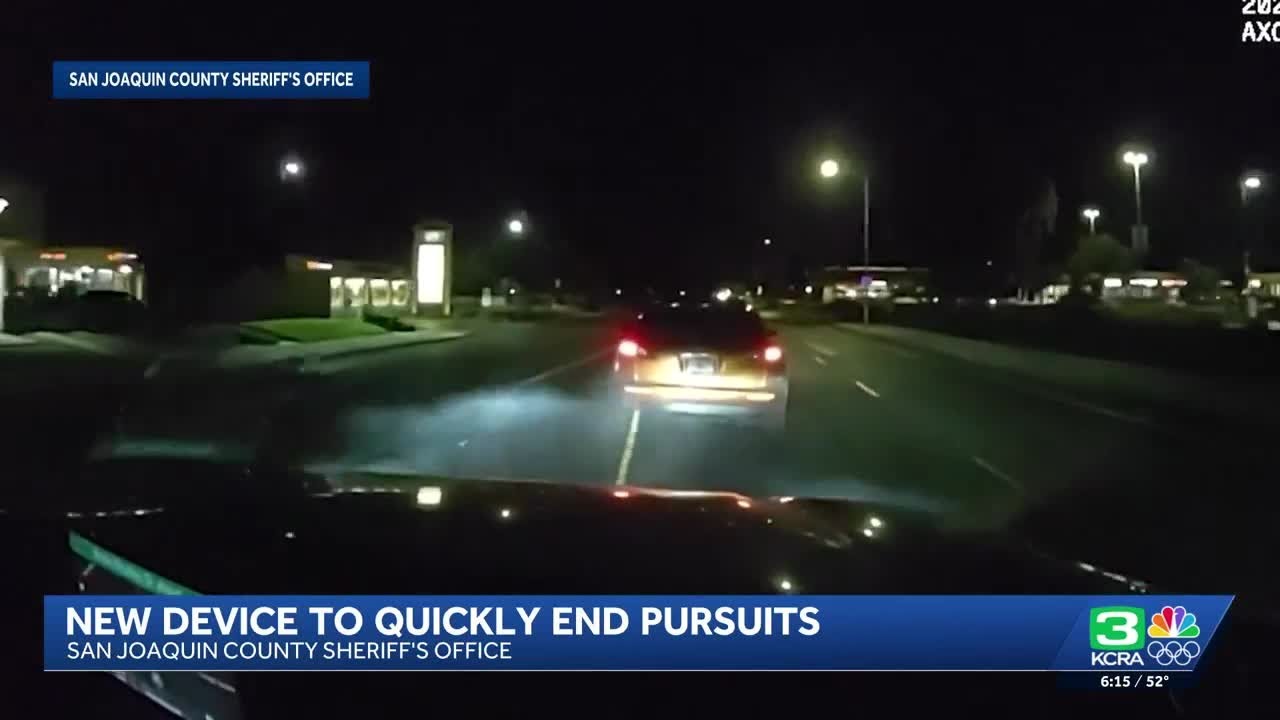 San Joaquin County deputies deploy new pursuit intervention tool