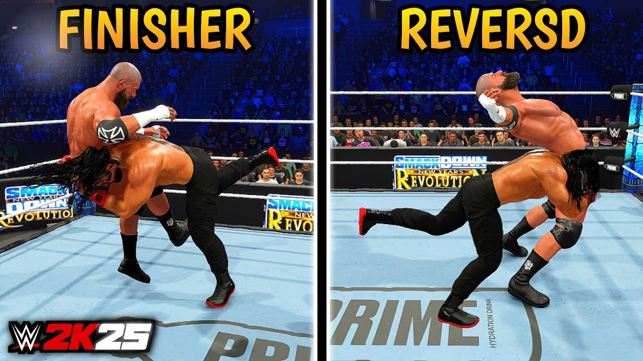 30 ОБЯЗАТЕЛЬНЫХ К ПРОСМОТРУ обратных финишеров в WWE 2K25!