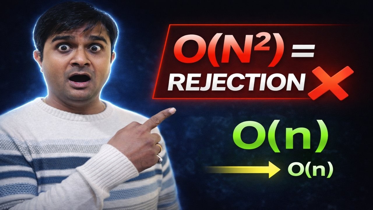You Solved It… But Still Rejected? Here’s Why (Time Complexity Truth)